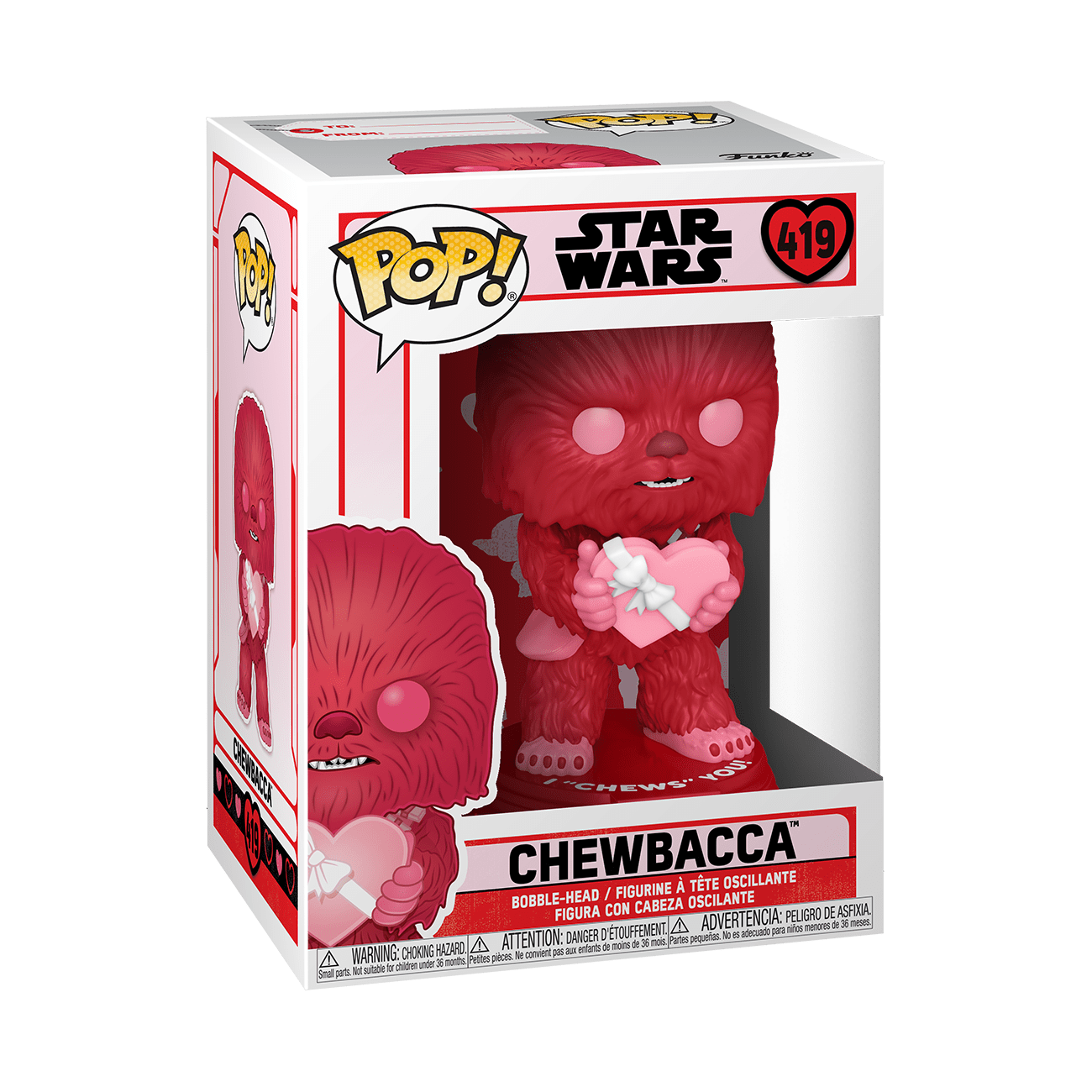 Chewbacca Valentines Funko Pop! #419 - The Pop Central