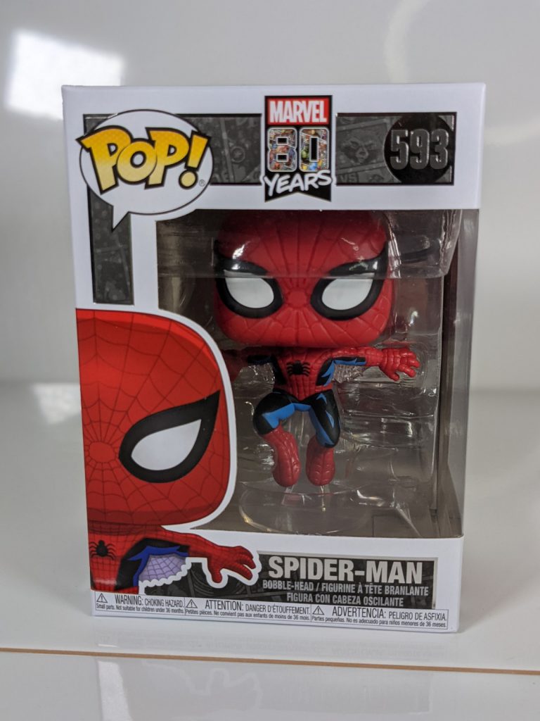 Spider-Man 593 Marvel 80th Funko Pop! Vinyl Figur 