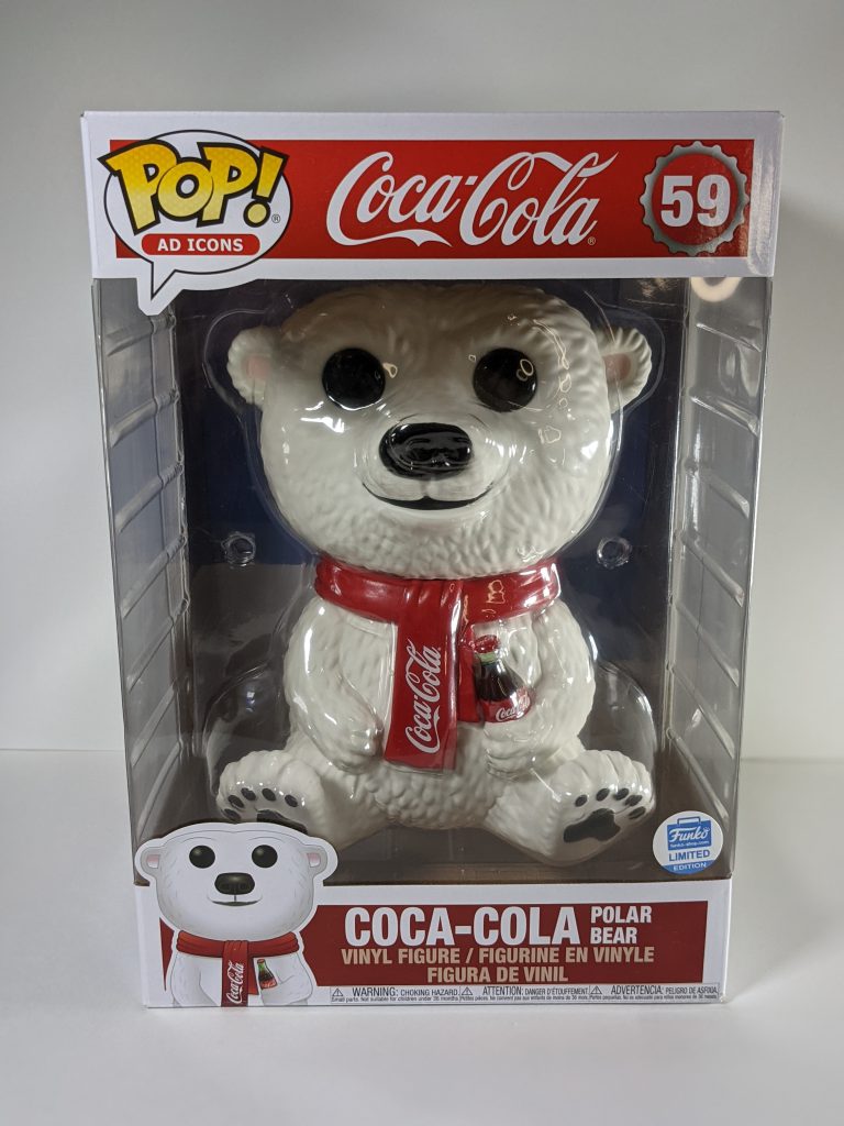 Ad Icons Cola Polar Bear w/ Popshield In Stock Coca Funko POP 