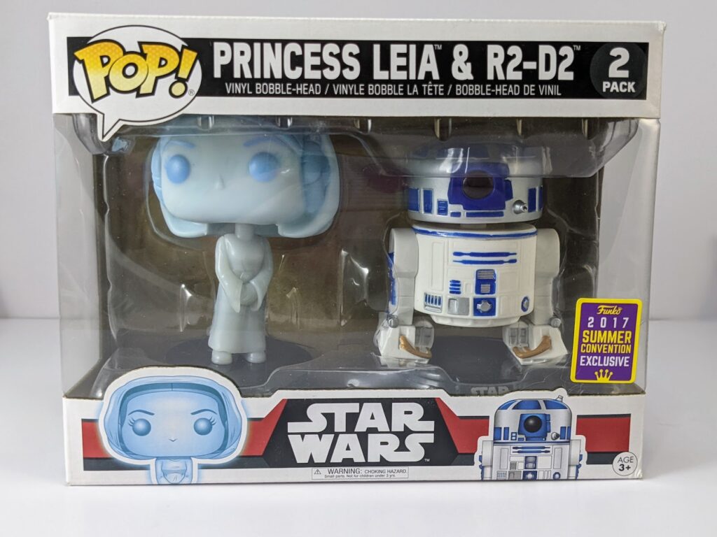 Extra wenselijk Commissie Princess Leia and R2-D2 Funko Pop! 2 Pack - The Pop Central